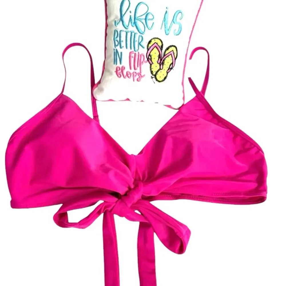 Magenta Bikini Vibrant 2 Pc High Cut Bikini Size Medium